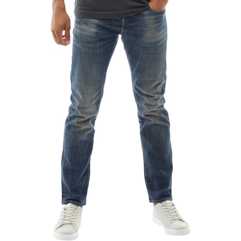 3301 slim jeans dark aged