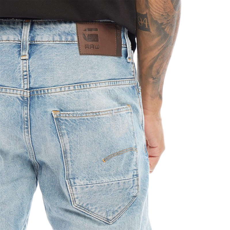 Buy G Star Mens Arc 3d Relaxed Tapered Jeans Light Aged Restored 86