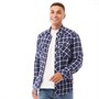 G-STAR Chemise à Manches Longues 3301 Homme Bleu Carreaux