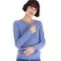 OBJECT Womens Thess Long Sleeve Jumper Clematis Blue