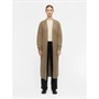 OBJECT Dame Malena Strikket Lang Cardigan Fossil