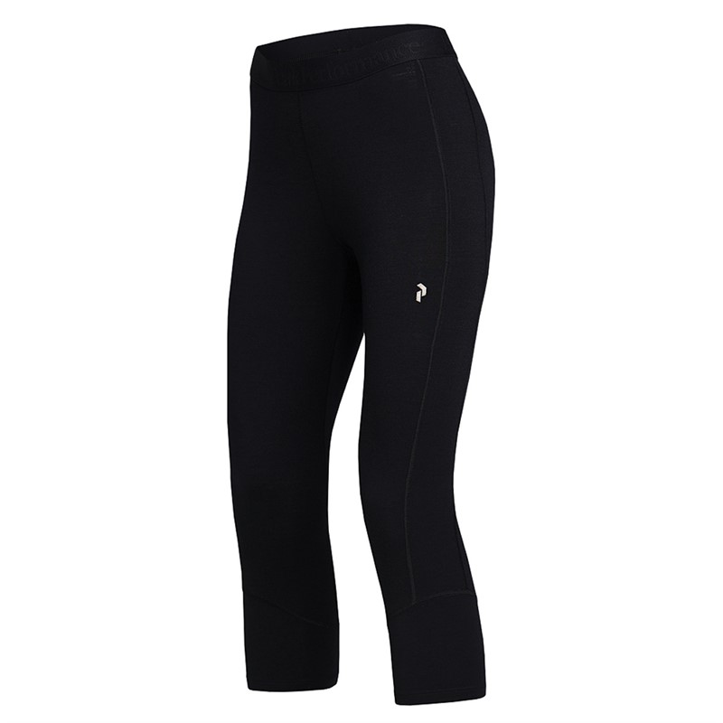 Peak Performance Damskie W Magic Szorty Sportowe do Biegania Czarny