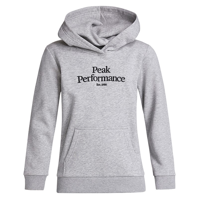 Peak Performance Børn Original Hættetrøjer Grå