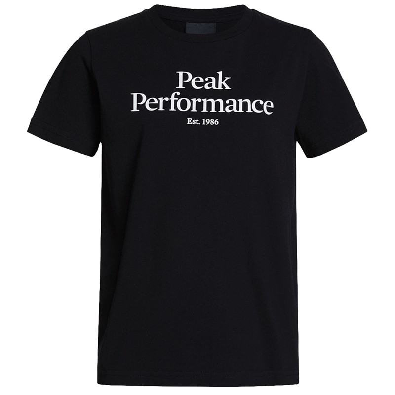 Peak Performance Kids Original T-shirts Zwart