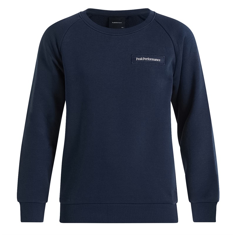 Peak Performance Kids Logo Sweaters Blauw