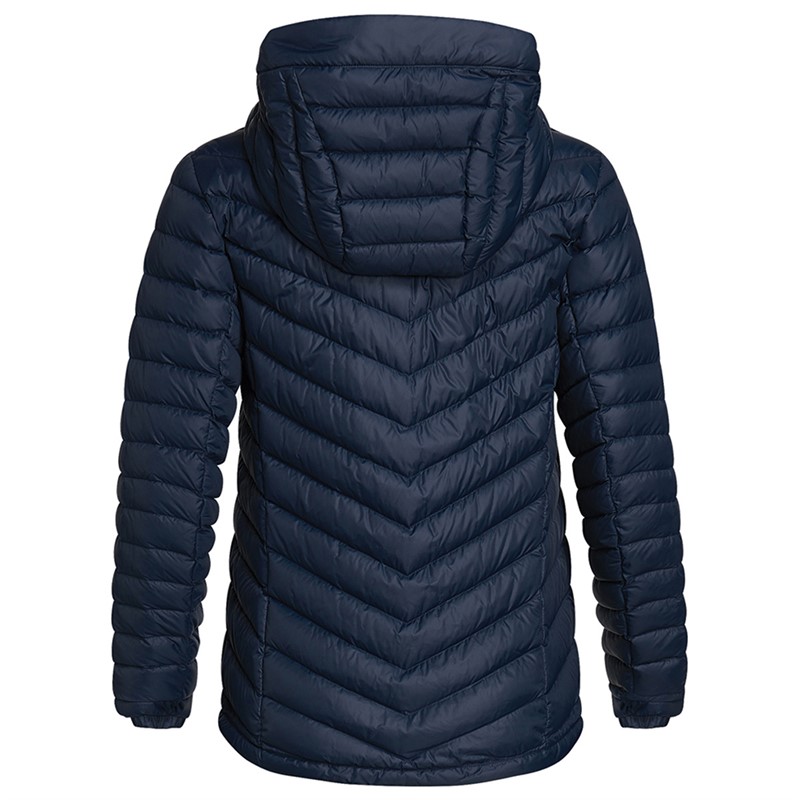 Peak Performance Veste à Capuche en Duvet Frost Femme Bleu Ombre