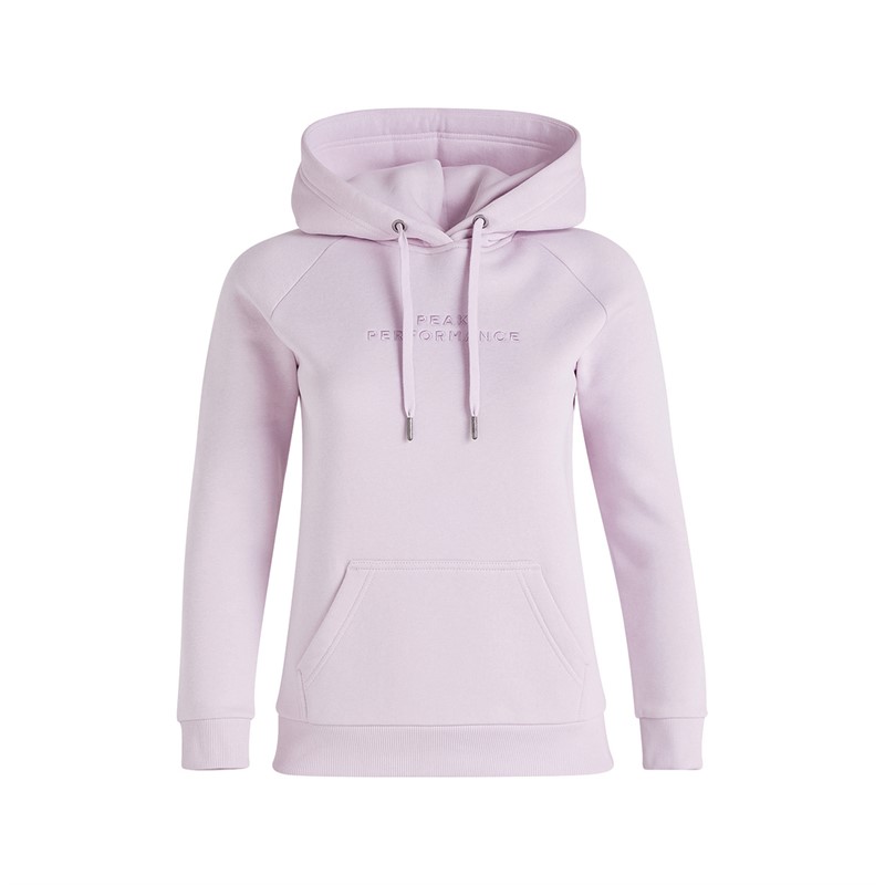 Peak Performance Dame SPW Hoodie Kold Blush