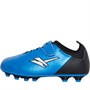 Gola Kids Alpha MLD QF Firm Ground Football Boots Blue Metallic/Black