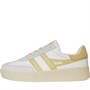 Gola Womens Dropshot Trainers White/Lemon