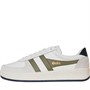 Gola Mens Grandslam Classic Trainers White/Khaki/Navy