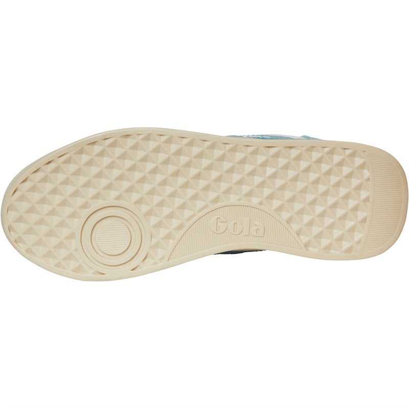 Gola Womens Dropshot Trainers White/Powder Blue