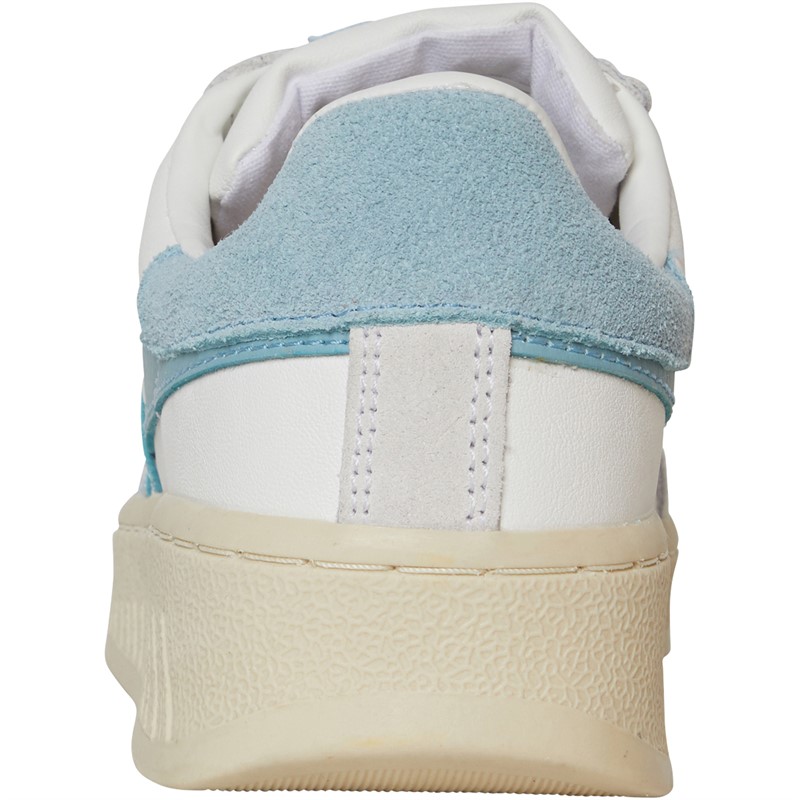 Gola Womens Dropshot Trainers White/Powder Blue