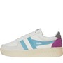 Gola Womens Grandslam Trident Trainers White/Ocean/Ash