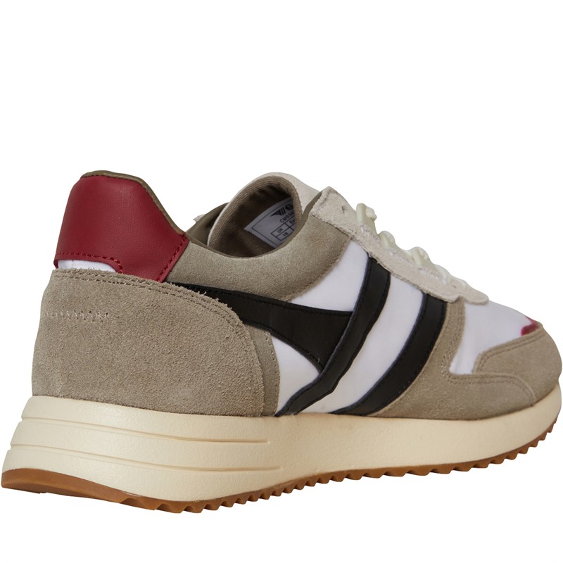 Gola Mens Chicago Trainers Off White/Rhino/Black