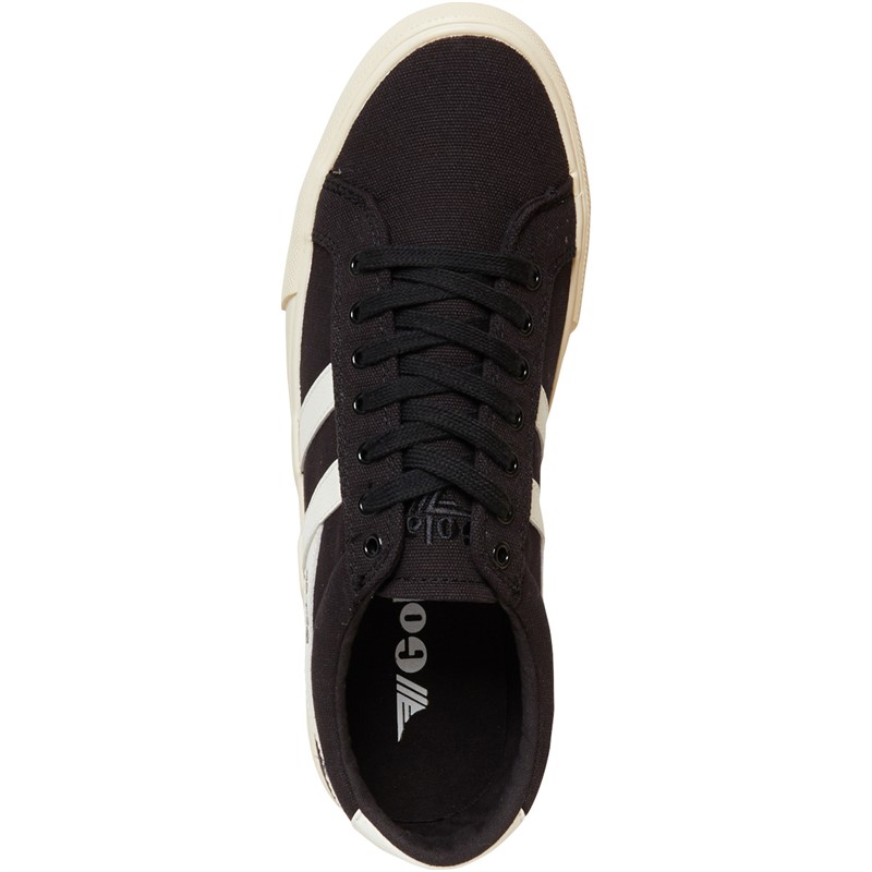 Gola Mens Varsity Trainers Black/Off White