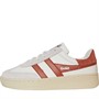 Gola Womens Dropshot Trainers White/Orange Spice