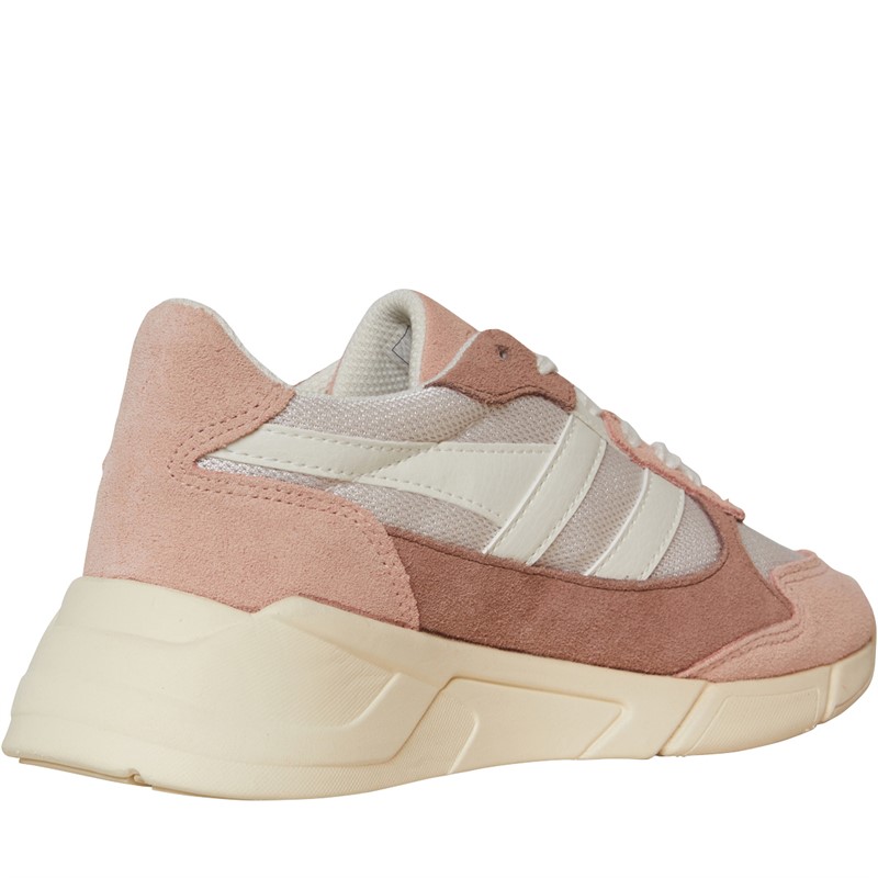 Gola Womens Tempest Trainers Off White/Pearl Pink/Seashell