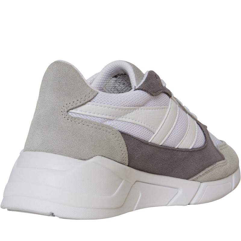 Gola Womens Tempest Trainers White/Light Grey/Ash