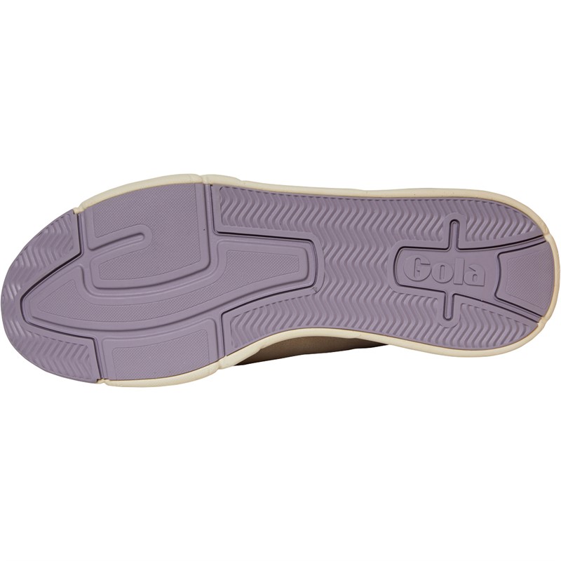 Gola Womens Tempest Trainers Off White/Feather Grey/Lily