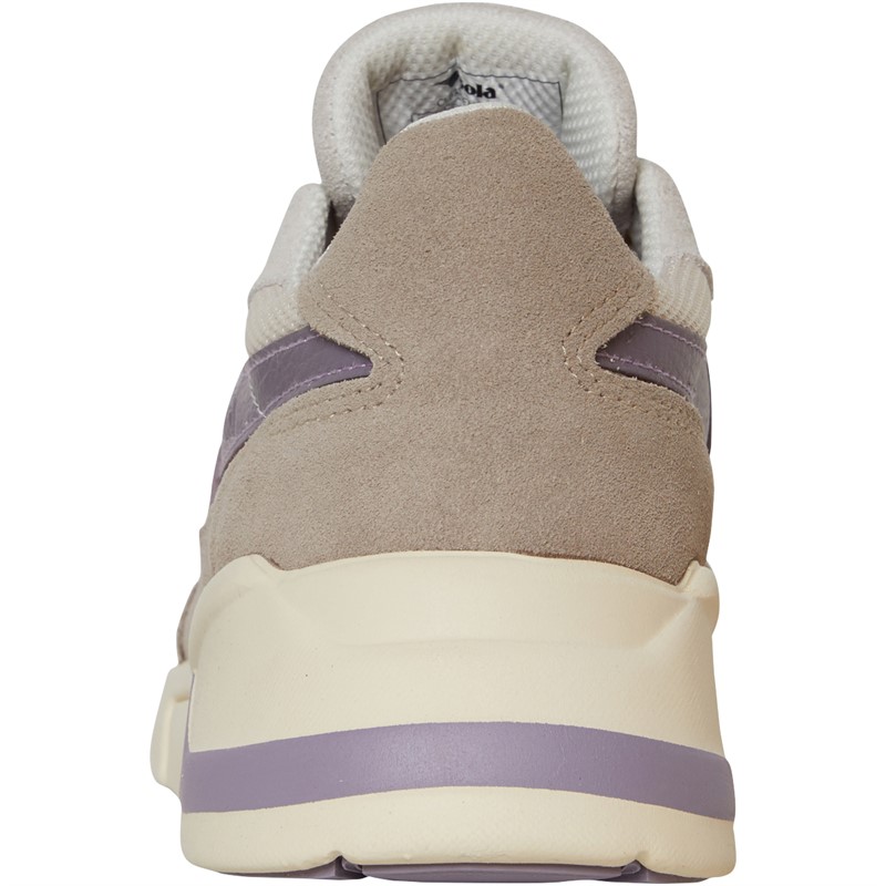 Gola Womens Tempest Trainers Off White/Feather Grey/Lily