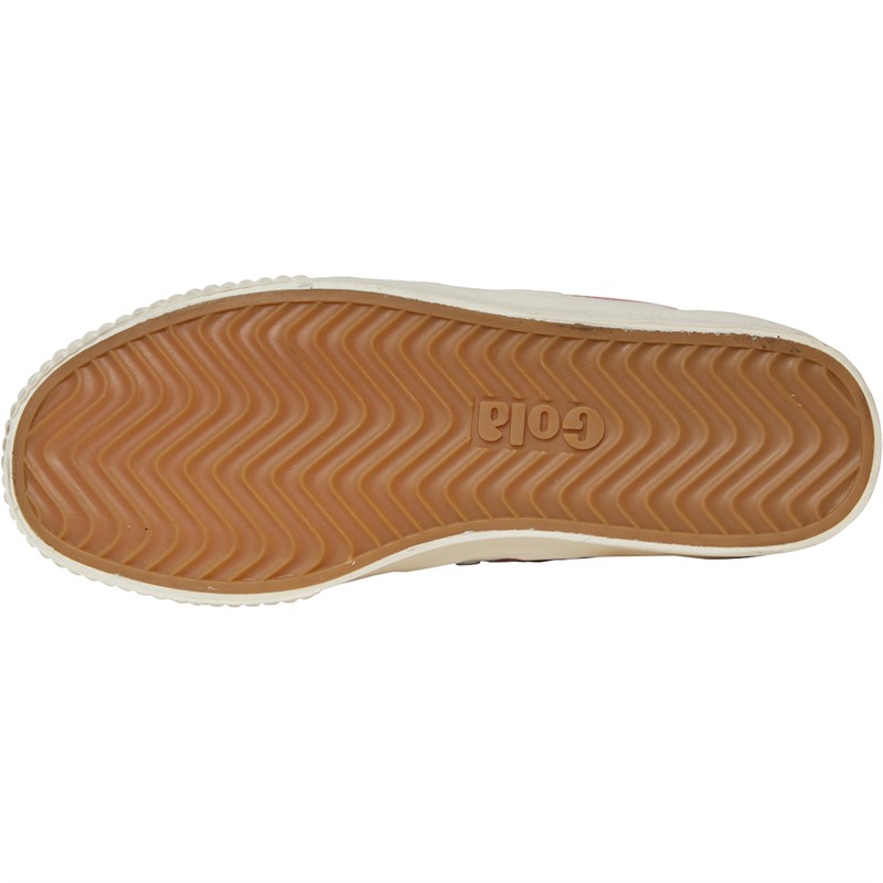 Gola Womens Tennis Mark Cox Trainers Off White/Dusty Rose