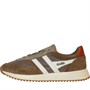 Gola Mens Chicago Trainers Rhino/Khaki/Off White