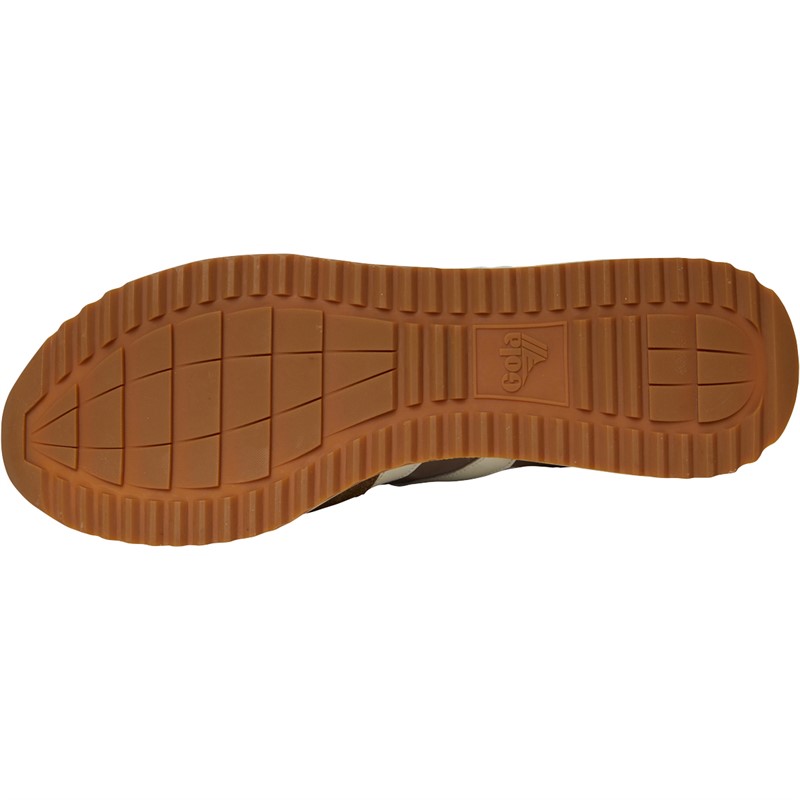 Gola Mens Chicago Trainers Rhino/Khaki/Off White