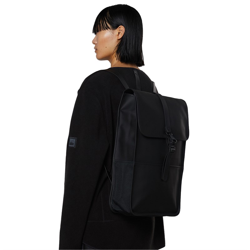 Rains Unisex Plecaki Czarny
