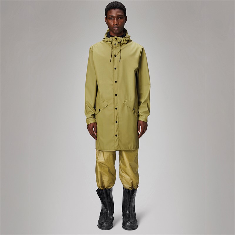 Rains Veste Longue Kaki