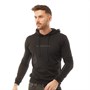 HERMANO Męskie Arm Logo Bluza z Kapturem Czarny