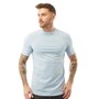 HERMANO Heren Logo T-shirts Blauw