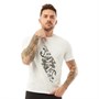 HERMANO Mens Greek Statue Print Slim Fit T-Shirt White