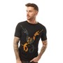 HERMANO Herrer Twist Print T-shirts Sort