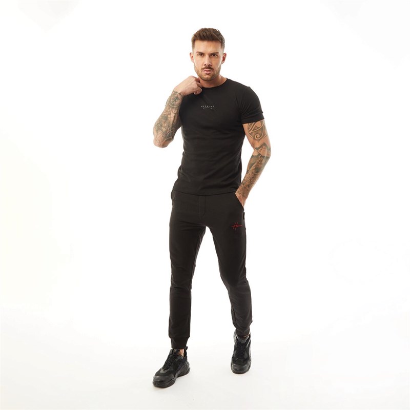 HERMANO Mens Autograph Regular Fit Pants Black