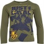Harry Potter Drenge T-shirts med lange ærmer Kakigrøn