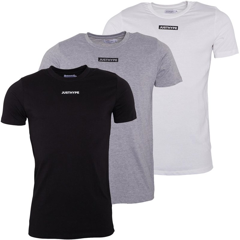 Buy Hype Mens Three Pack TShirts Monotone