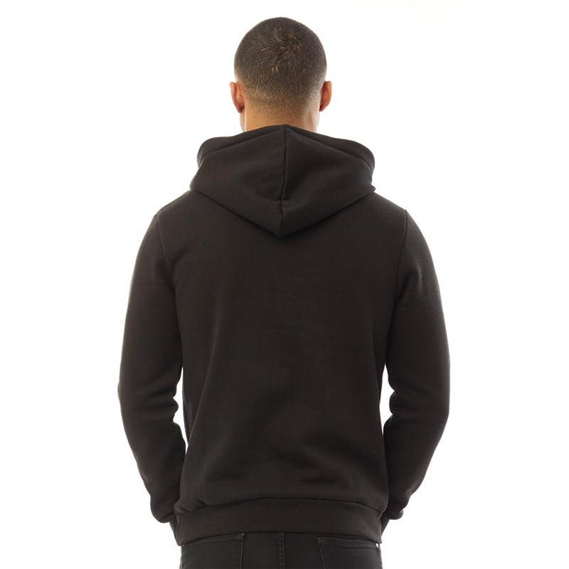 Buy Hype Mens Drawstring Pullover Hoodie Black