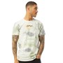 Hype Męskie Dye Scribble Logo T-shirty Wielobarwny