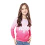 Hype Dziewczęce Fade Bluzy Sportowe Różowy