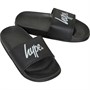 Hype Slider Sandales Script Garçon Noir