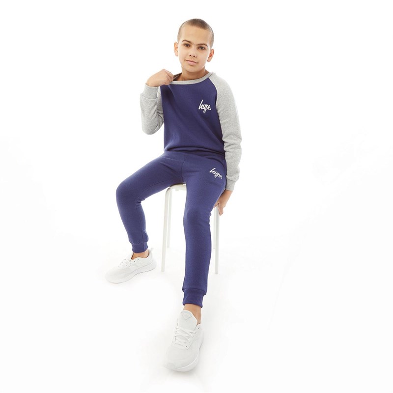 Hype Boys Tracksuit Navy
