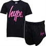 Hype Girls T-Shirt And Shorts Set Black