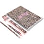 Hype Børn Disco Leopard Stationery Set Legetøj og spil Lyserød