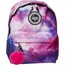 Pink galaxy outlet backpack