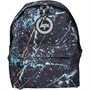 Hype Junior Teal And Orange Paint Brush Backpack Black