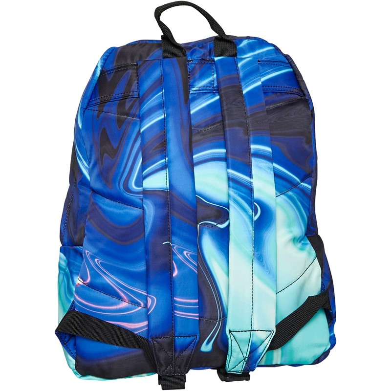 Hype Junior Teal And Marble Twirl Backpack Blue