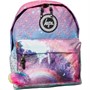 Hype Girls Pink And Blue Gradient Rainbow Backpack Lilac