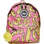 Hype Girls Pink And Happy Face Backpack Yellow