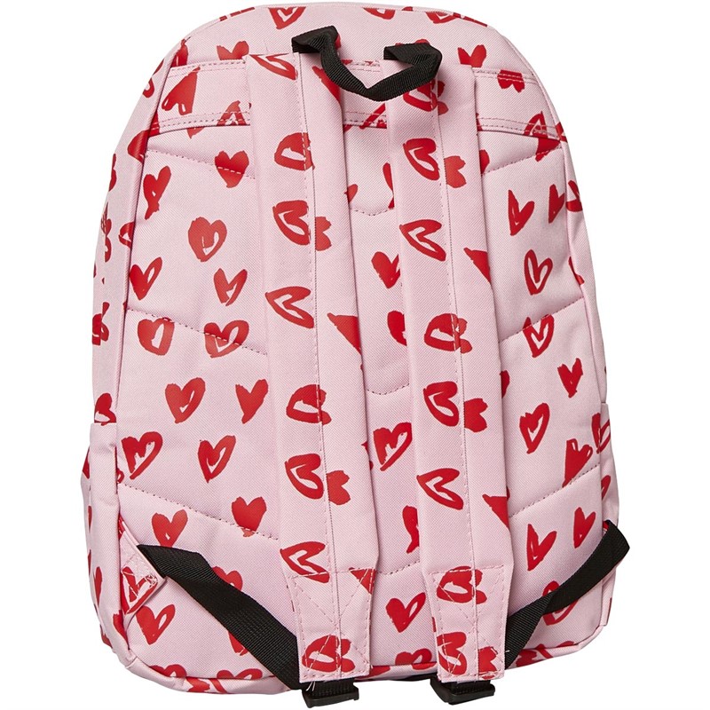 Hype Girls Red Hearts Backpack Pink