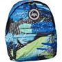 Hype Junior Green Geo Scribble Backpack Blue